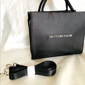 Brandon Blackwood Black Satin ESR Tote